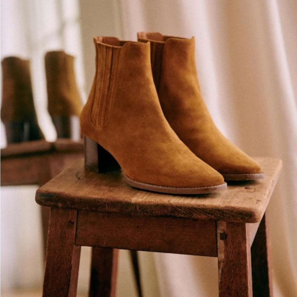 Sezane Jules Suede Ankle Boot